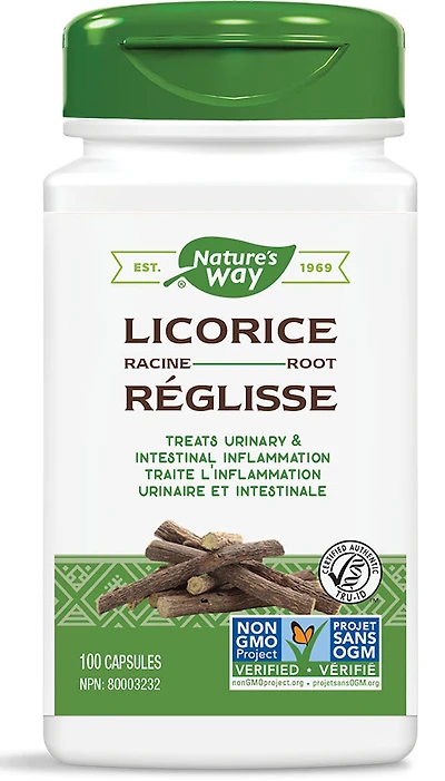 NATURE'S WAY Licorice Root (100  caps)