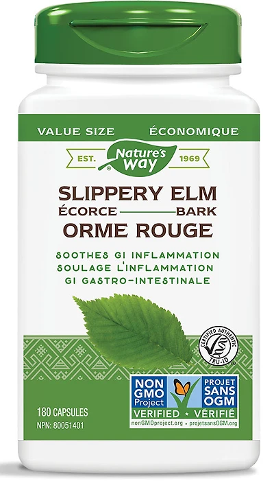 NATURE'S WAY Slippery Elm (180 caps)