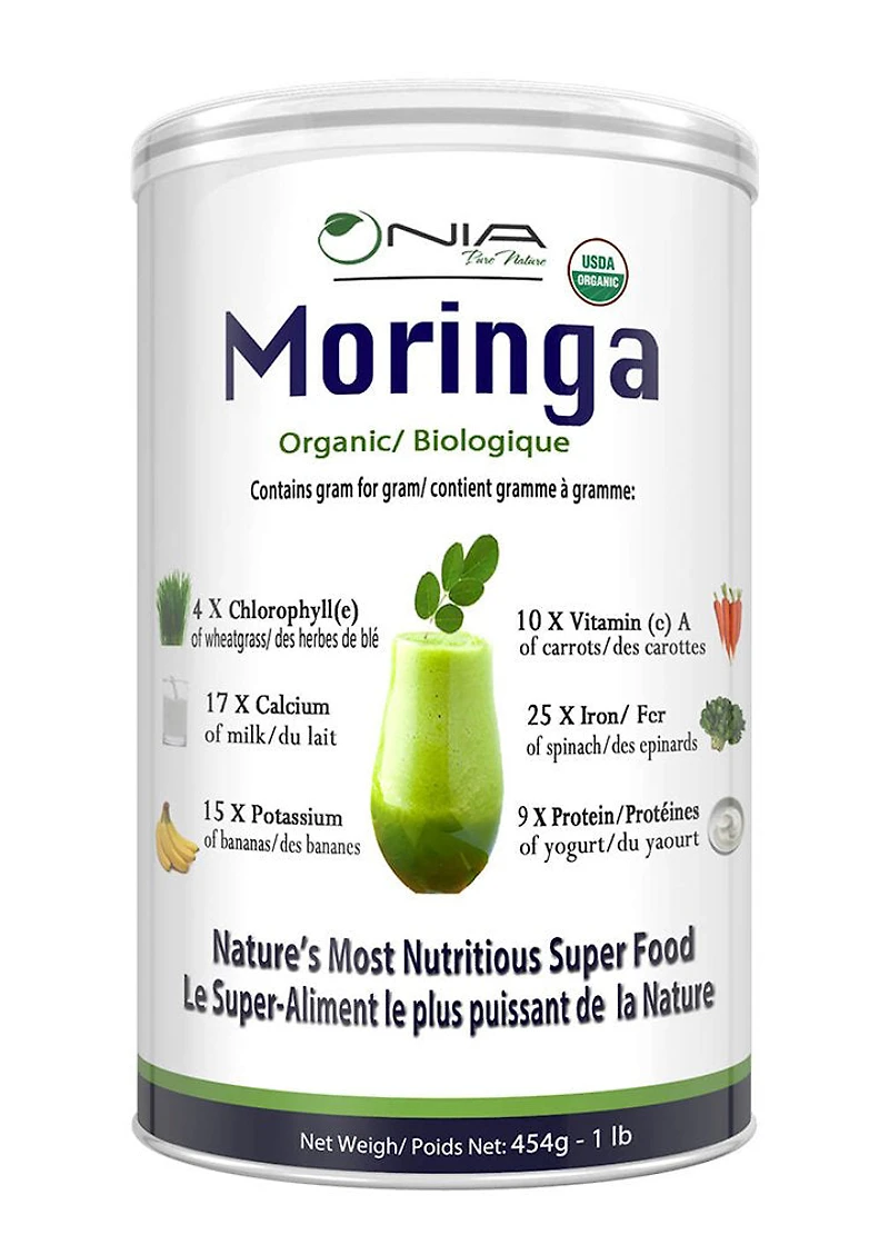 NIA PURE NATURE Organic Moringa Powder (454 gr)