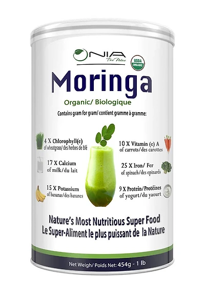 NIA PURE NATURE Organic Moringa Powder (454 gr)