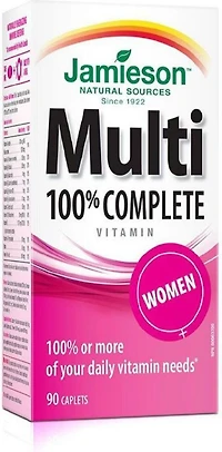 JAMIESON 100% Complete Multi Womens (90 caplets)