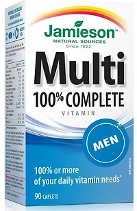 JAMIESON 100% Complete Multi Mens (90 caplets)