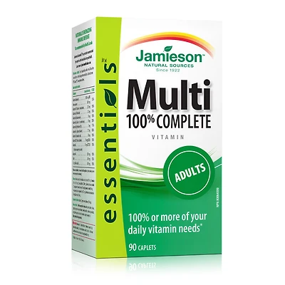 Jamieson 100% Complete Multivitamins Adults