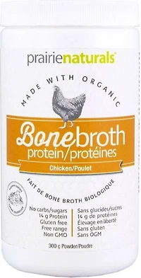 PRAIRIE NATURALS Organic Bone Broth Chicken Protein (300 gr)