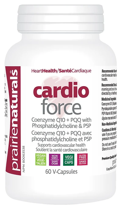 PRAIRIE NATURALS Cardio Force (60 veg caps)