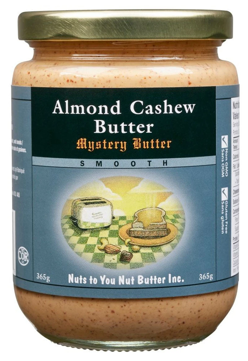 NUTS TO YOU Almond Cashew Butter Mystery (Smooth - 365 gr)