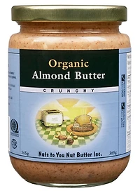 NUTS TO YOU Organic Almond Butter (Crunchy - 365 gr)