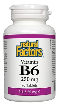 NATURAL FACTORS Vitamin B6 (250 mg - 90 tabs)