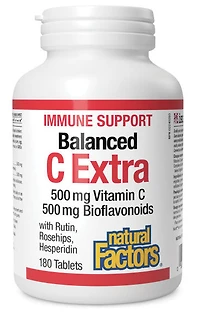 NATURAL FACTORS Balanced C Extra (500 mg - 180 tabs)