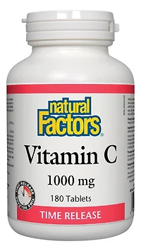 NATURAL FACTORS Vitamin C TR (1000 mg 180 tabs)