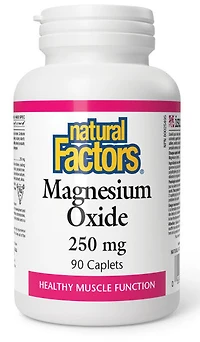 NATURAL FACTORS Magnesium Oxide (250 mg - 90 caps)