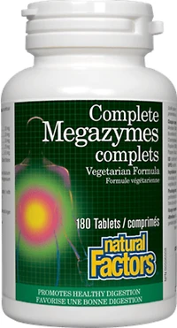 Natural Factors Complete Megazymes (180 tabs)