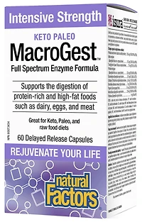 Natural Factors Keto Paleo Macrogest (60 DR Capusles)