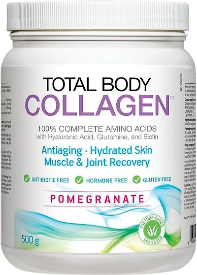 NATURAL FACTORS Total Body Collagen (Pomegranate - 500 gr)
