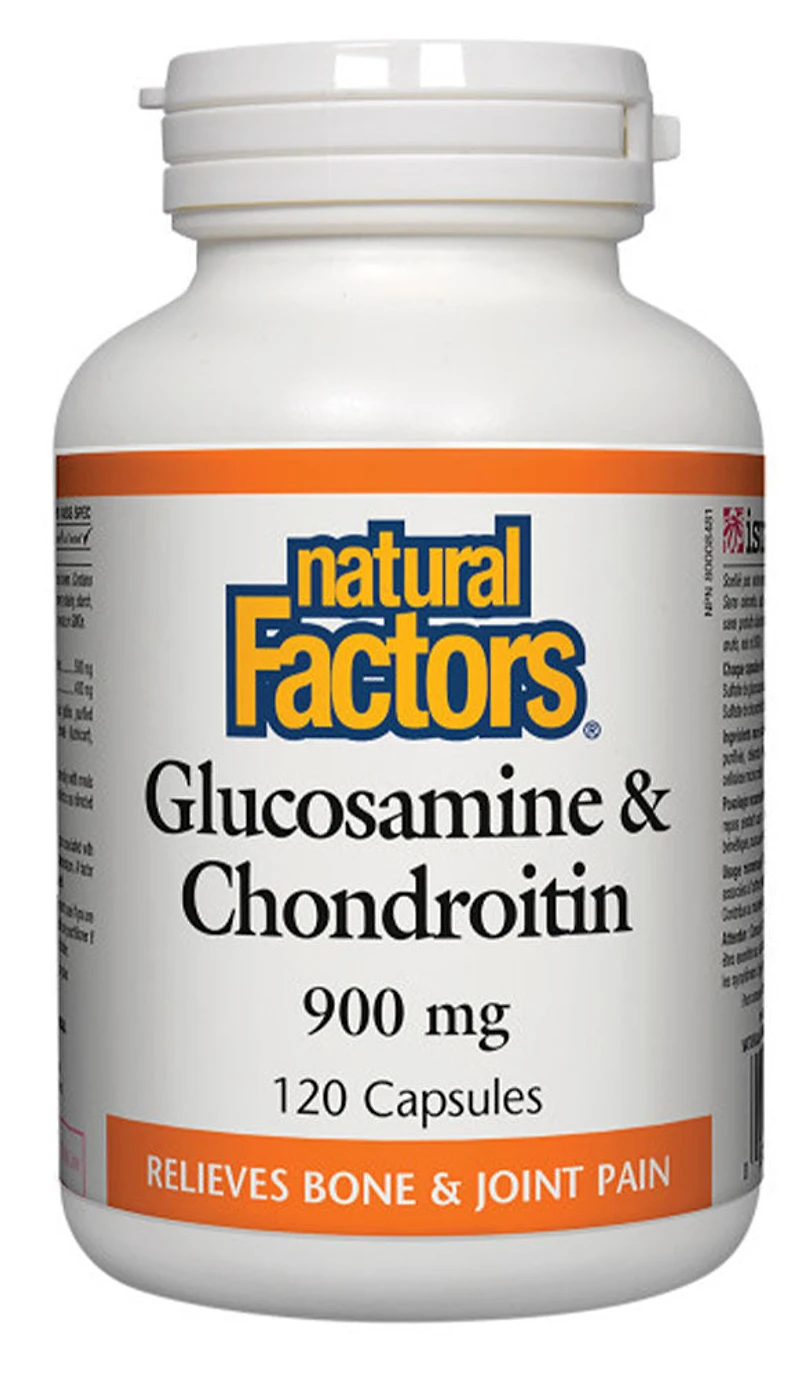 NATURAL FACTORS Glucosamine & Chondroitin (900 mg - 120 caps)