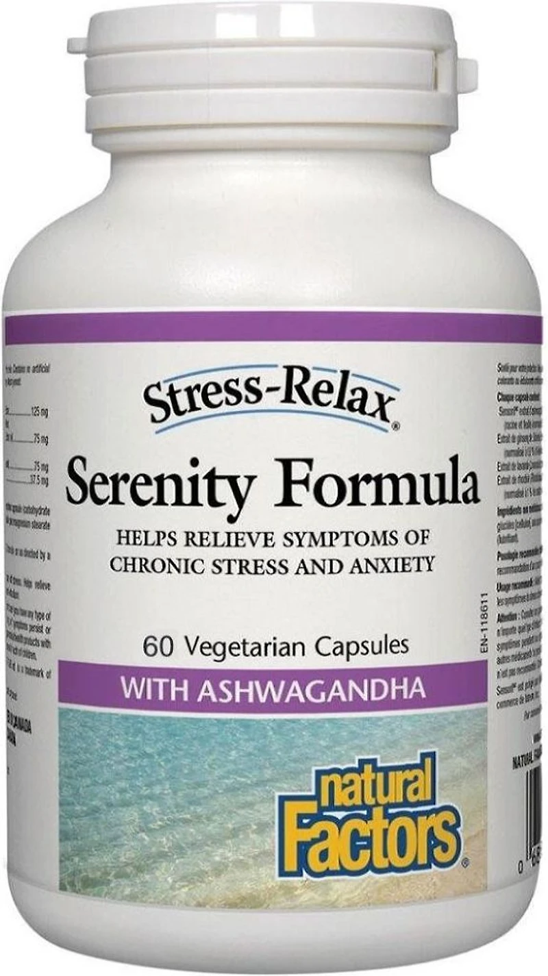 NATURAL FACTORS STRESS RELAX Serenity Formula (60 v-caps)