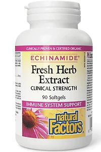 NATURAL FACTORS Echinamide Fresh Herb Extract  (90 sgels)