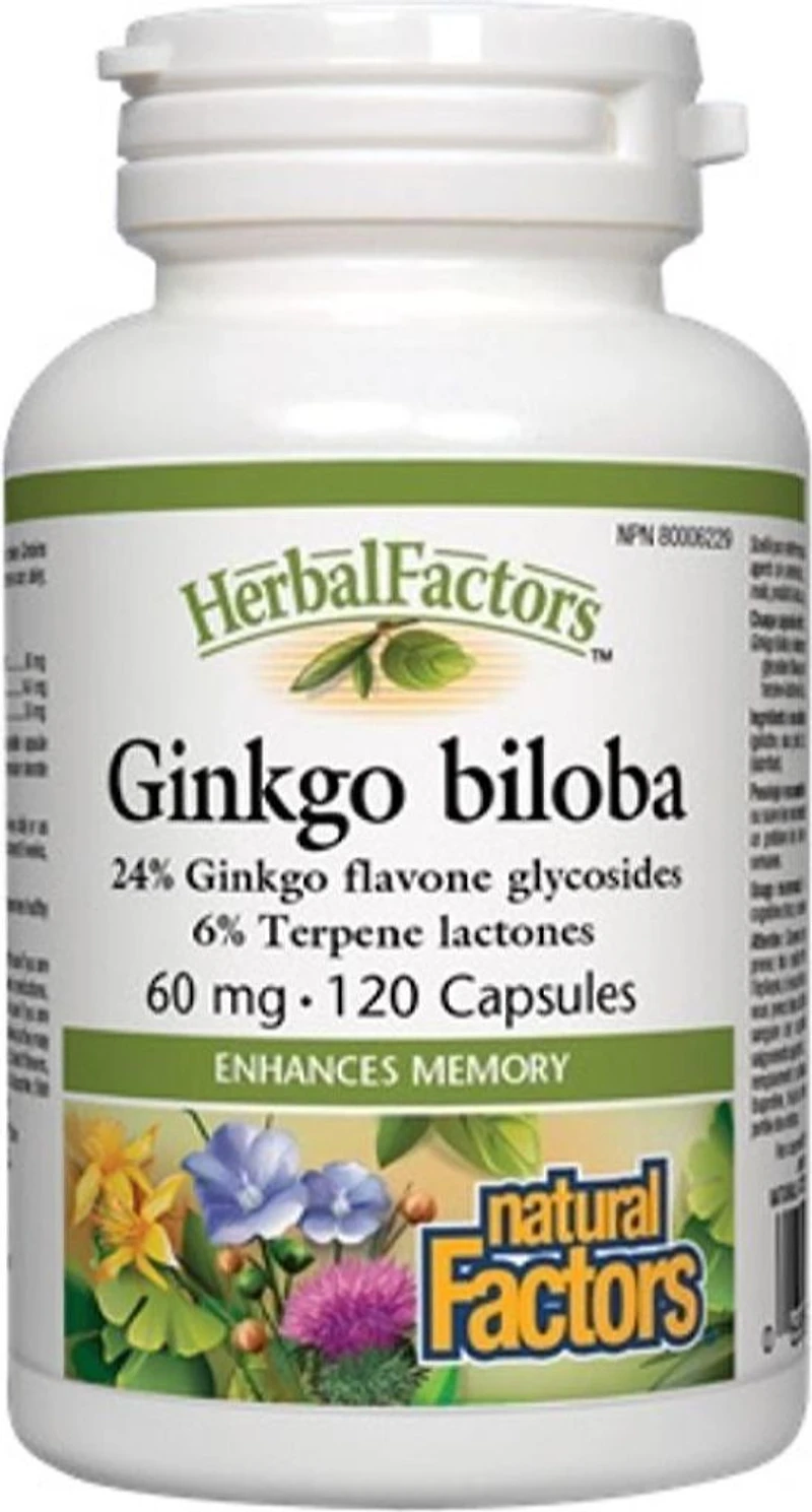 HERBAL FACTORS Ginkgo Biloba (60 mg - 120 caps)