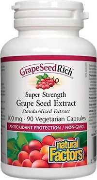 NATURAL FACTORS Grape Seed Extract (100 mg - 90 caps)