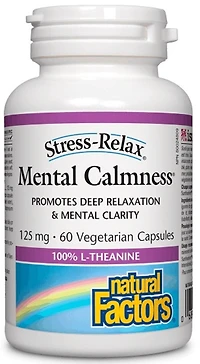 NATURAL FACTORS Mental Calmness (125 mg - 60 caps)