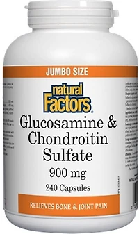 NATURAL FACTORS Glucosamine & Chondroitin (900 mg - 240 caps)