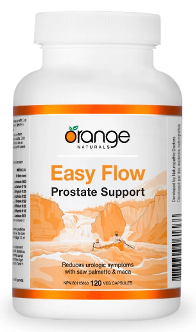 ORANGE NATURALS Easy Flow Prostate Support (120 veg caps)