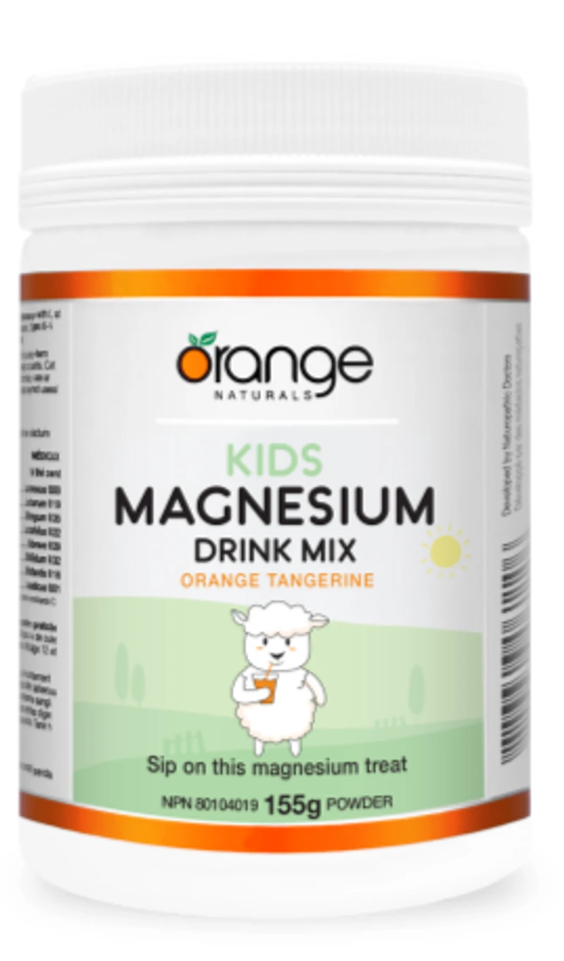 ORANGE NATURALS Kids Magnesium Drink Mix (Orange Tangerine - 155 g)