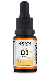 ORANGE NATURALS Kids D3 Drops (1000 IU - 15 ml)