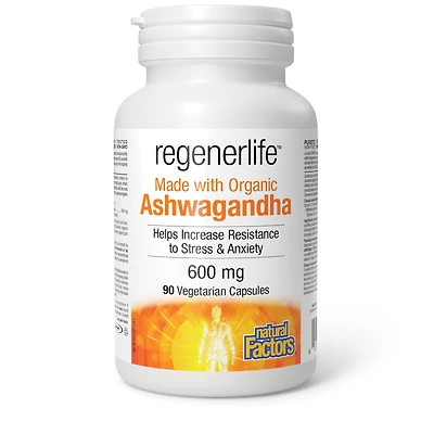 REGENERLIFE Ashwagandha 600 mg 90 vegetarian caps