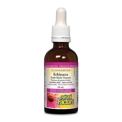 NATURAL FACTORS Echinacea Tincture (Natural Berry - 50 ml)