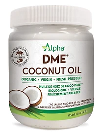 ALPHA HEALTH DME Raw Organic Virgin Coconut Oil (475 ml)
