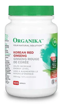 ORGANIKA Korean Red Ginseng (500 mg - 100 caps)
