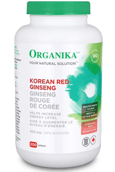 ORGANIKA Korean Red Ginseng (500 mg - 200 caps)