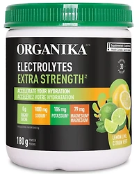 ORGANIKA Electrolytes Extra Strength (Lemon Lime  - 180 grams)