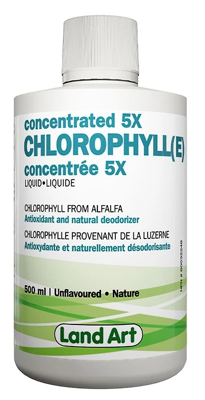 LAND ART Chlorophyll 5X Liquid (Unflavoured - 500 ml)