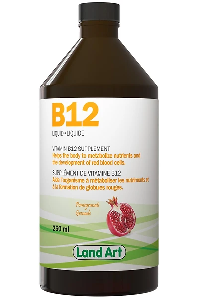 LAND ART Vitamin B12 (Pomegranate- 250 ml)
