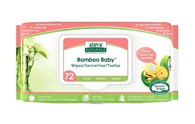 ALEVA NATURALS Bamboo Baby Wipes Sensitive VP (3-Pk)