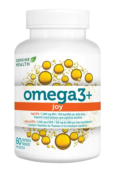 GENUINE HEALTH Omega3+ JOY (60 softgels)