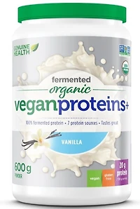 GENUINE HEALTH Fermented Organic Vegan Protein (Vanilla - 600 gr)