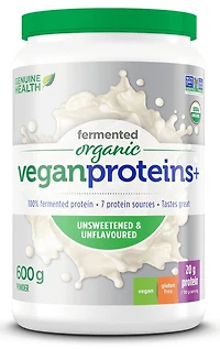 GENUINE HEALTH Fermented Organic Vegan Protein (Unflavoured