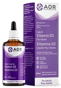 AOR Liquid Vitamin D3 (1000 iu - 100 ml)