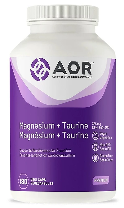 AOR Magnesium + Taurine (180 caps)
