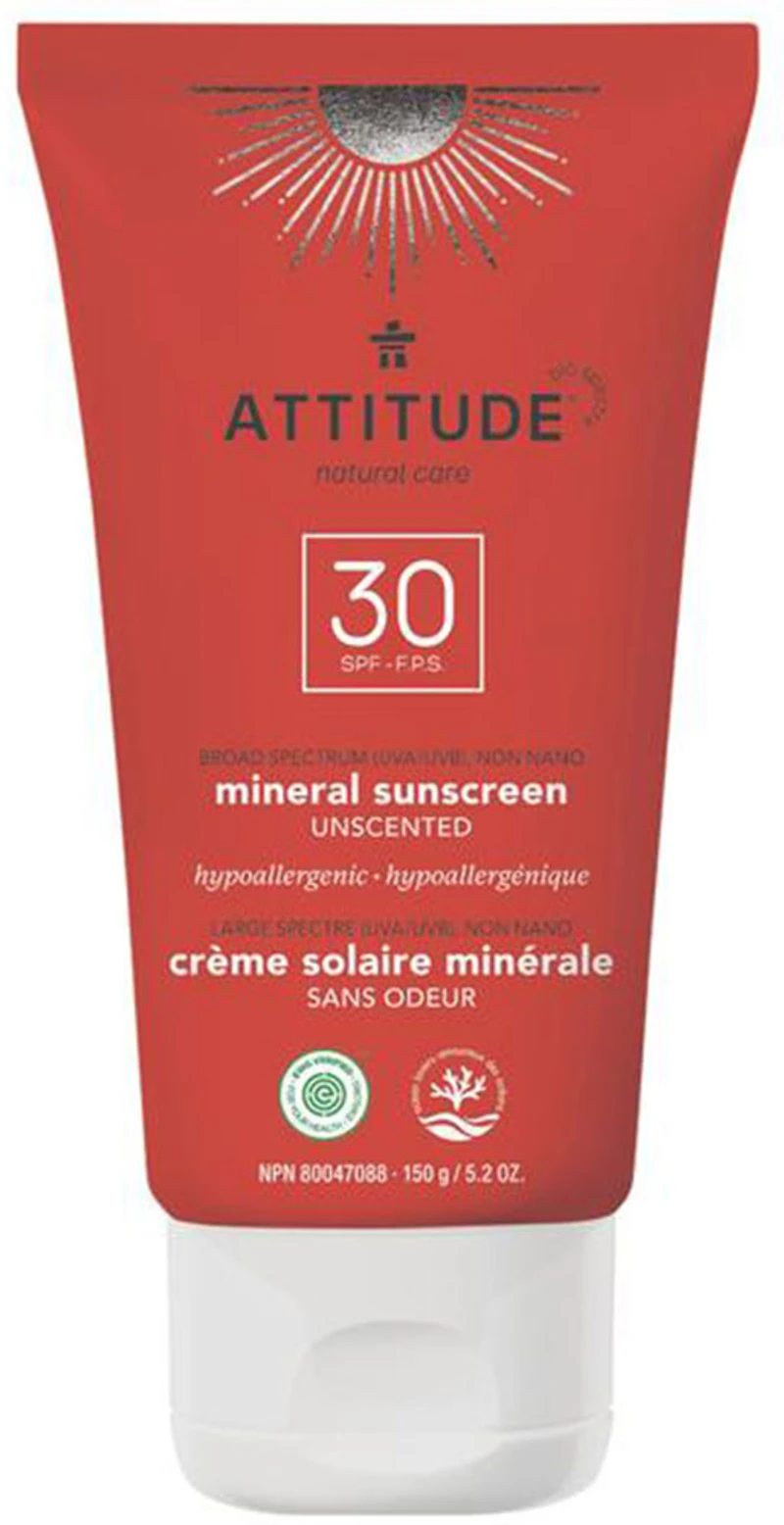 ATTITUDE SPF30 Adult (Fragrance-free - 150 gr)