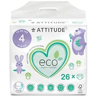 ATTITUDE Baby Diapers Maxi Size 4 (7 to 18 kg - 26 ct)