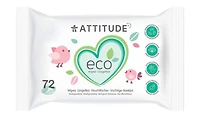 ATTITUDE Baby Wipes 100% Biodegradable (72 ct)