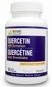 WESTCOAST NATURALS Quercetin with Bromelain (50 caps)