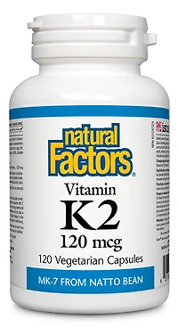 NATURAL FACTORS Vitamin K2 (120 mcg - 120 veg caps)