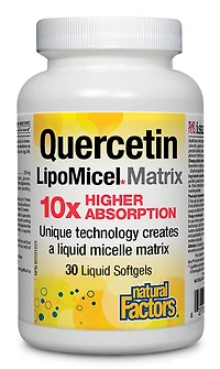 NATURAL FACTORS Quercetin Lipomicel (250 mg - 30 sgels)