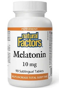 NATURAL FACTORS Melatonin ( mg / Peppermint