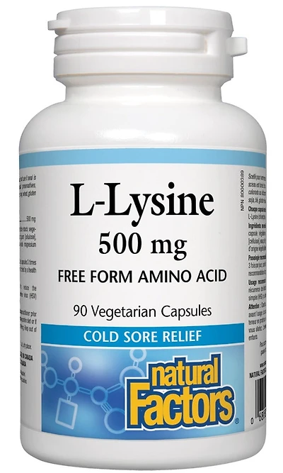 NATURAL FACTORS L-Lysine (500 mg)